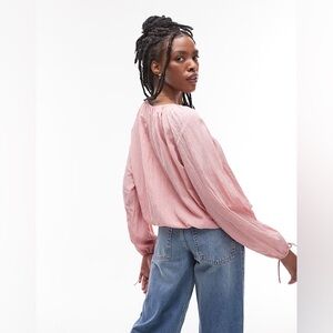 Anthropologie Soft Pink Blouse